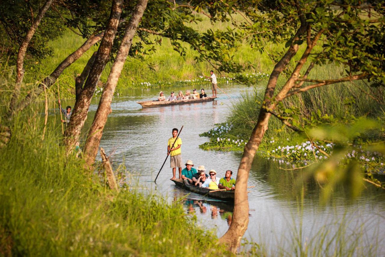 Hotel Tharu Garden, Sauraha Eksteriør bilde
